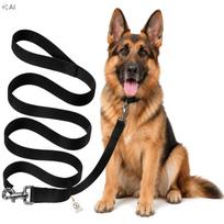 Šuns pavadėlis URBAN DOG, juodas, 280 cm, stiprus, dresūrai