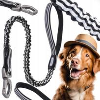 Šuns pavadėlis DOGNESS ROAMER, elastingas, iki 36 kg, ilgis iki 75 cm (M/L)