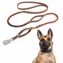 Šuns pavadėlis su amortizatoriumi WINHYEPET Multi Power, oranžinis, 2,7 m