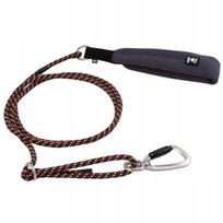 Šuns pavadėlis Hurtta Adjustable Rope Leash Eco, neoninė juoda, 6 mm