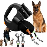 Automatinis pavadėlis dideliems šunims, 3 m, iki 50 kg, juosta