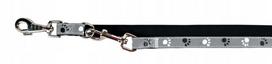 Šviesą atspindintis pavadėlis šunims TRIXIE Silver Reflect, reguliuojamas, L-XL, 2 m x 25 mm