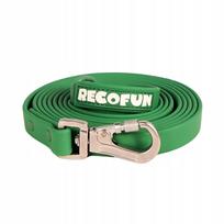 PVC dresūros pavadėlis RecoFun, 3 m, žalias
