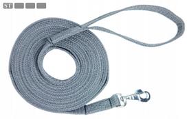 Šuns pavadėlis STRONG LEASH 20 m, pilkas, dresūrai ir sekimui