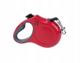 Automatinis pavadėlis infini Freedom M, raudonas, šunims iki 15 kg