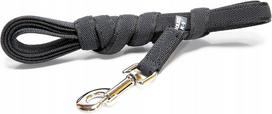 Pavadėlis JULIUS K-9 Super-Grip, 20 mm, 3 m, dideliems šunims, juodas ir pilkas