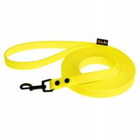 Šuns pavadėlis TRAINING CORD HEXA, 15 m, 16 mm, geltonas, su juodais elementais