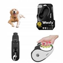 Automatinis pavadėlis dideliems šunims WOOFY, iki 50 kg, 5 m