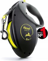 Pavadėlis šunims FLEXI GIANT, 8 m, iki 25 kg, neoninis