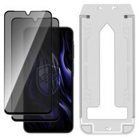 Grūdintas privatumo stiklas Samsung Galaxy A26 5G 3mk Hardy Privzone 9H su aplikatorium, 2 vnt.