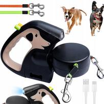 Automatinis pavadėlis dideliems šunims, 3 m, iki 10 kg