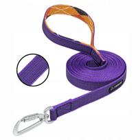 Šuns treniravimo pavadėlis RASCAL, guminis, 3 m, violetinis