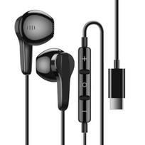 USB C ausinės - LinQ - Magnetinės - Integruotas mikrofonas - Hi-Fi garsas - 1,2 m kabelis