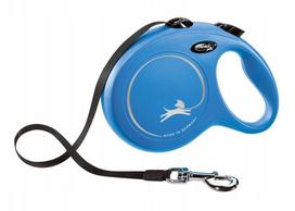 Automatinis Flexi pavadėlis šunims, 8 m, iki 50 kg, mėlynas, L dydis