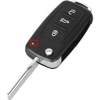 Coque raktas VW Polo 5 Golf 5 Passat Jetta Scirocco Touran Sharan Tiguan Skoda Fabia Seat Ibiza Leon Altea 3 mygtukai Phonillico®