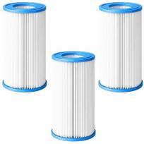 Kempinės filtrai baseinui Tipas A/Tipas III/Tipas C [3 vnt.] Suderinami su Intex Bestway Flowclear Summer Waves 10,6 x 20,3 cm Phonillico®