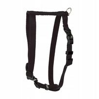 Šunų petnešos Hobby, juodos, S-M, 16 mm, 40–65 cm