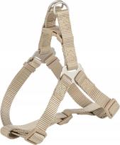 Šunų petnešos Premium One Touch, smėlio spalvos, XS–S (30–40 cm, 10 mm)