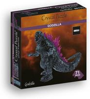 Crystal Puzzle | 3d Godzilla | Skaidrus dizainas | 71 detalė | Konstruktorius vaikams ir suaugusiems | Hcm Kinzel