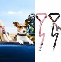 Šuns saugos diržas automobiliui LANYARD HARNESS su kišenėlėmis