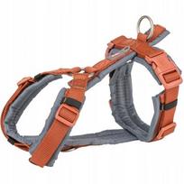 Šuns petnešos, Premium, rūdžių/ grafito spalvos, S (36–44 cm, 15 mm)