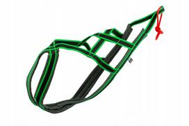 Šunų pakinktai Sali.pl SLED XL, žali, su šonine sagtimi