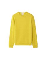 GOBI Cashmere Megztinis 'Women's Essential Cashmere Crewneck Sweater' šafrano spalva