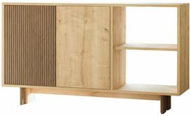 Konsolinis staliukas Kalune Design Ravello, ąžuolo sp./sapphire oak sp., 35 cm x 140 cm x 80 cm