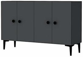 Konsolinis staliukas Kalune Design Pella 120, antracito sp., 32 cm x 120 cm x 75 cm