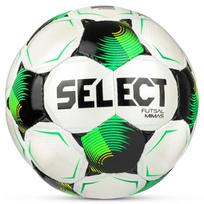 Futbolo kamuolys Select Futsal Mimas, 4 dydis, balta sp./žalia sp.