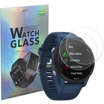 Grūdintas Stiklas Garmin Forerunner 255 - Forerunner 255 Music [2 vnt.] Apsauginė Ekrano Juosta Laikrodžiui Atspari Įbrėžimams Phonillico®