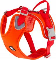 Didelių šunų petnešos Hurtta Weekend Warrior, oranžinės, atspindinčios, 120 cm