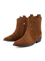 L37 HANDMADE SHOES Kulkšnis dengiantys batai 'WALK BETWEEN STARS' karamelės