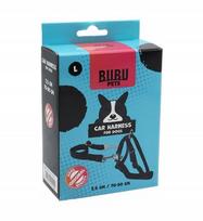 Šuns petnešos BUBU PETS, dydis L, 2,5 cm, 70–90 cm, su saugos diržu