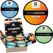 Įdegio rinkinys Byrokko Sunkissed Box su Shine Brown kremu ir alavijo geliu