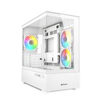 PC korpusas - SHARKOON - MK6 RGB - Micro-ATX - Stiklo - 3 RGB LED ventiliatoriai 120mm