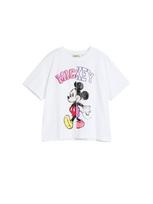 Desigual Marškinėliai 'Mickey' orchidėjų spalva / raudona / juoda / balta