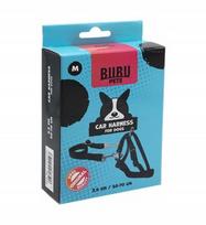 Šunų petnešos BUBU PETS, M dydis, 2,5 cm pločio, 50–70 cm krūtinės apimtis, su saugos diržu
