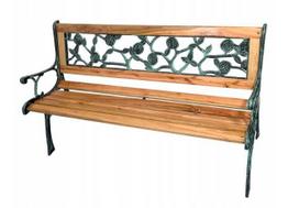 Medinis sodo suoliukas parko terasos terasai 126x52x73.50cm