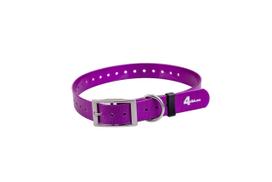 Šuns antkaklis BioThane 25 mm, tinka Garmin, eSEEK GPS ir DogTrace, violetinės spalvos