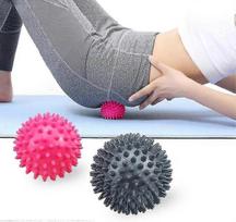 2 9 cm ežerų rutulio rinkinys su „Nubs“, ežiukų rutuliu, masažo rutuliai nugarai, kojoms, kojoms ir rankų raumenų masažas