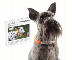 LED šviečiantis antkaklis PETLUX šunims ir katėms