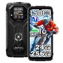 Telefonas Blackview ROCK 1 6.56" 24GB+256GB 15000mAh Android 16 NFC/GPS/4G - Juoda