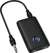 „Bluetooth 5.0“ siųstuvo imtuvas, „du viename“ papildomas „Bluetooth“ adapteris automobiliui, nešiojamasis belaidis „Bluetooth“ garso adapteris televizoriui, kompiuteris, ausinės, garsiakalbiai, stereosistemos