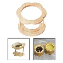 Paaukštintas viengubas gyvūnų dubenėlio stovas, skirtas naudojimui patalpose