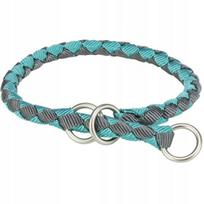 Šuns antkaklis Trixie CAVO, aqua/graphite, L–XL, 52–60 cm, 18 mm