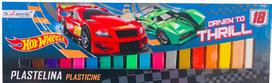 Plastelina St. Majewski Hot Wheels, 18 spalvų