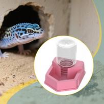 Automatinis roplių vandens indas, rožinės spalvos