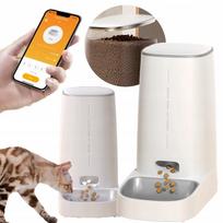 Automatinis 4 l gyvūnų pašaro dozatorius dozo su WiFi
