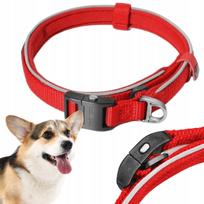 Šviesą atspindintis reguliuojamas antkaklis šunims DOGNESS, 35–49 cm, M dydis